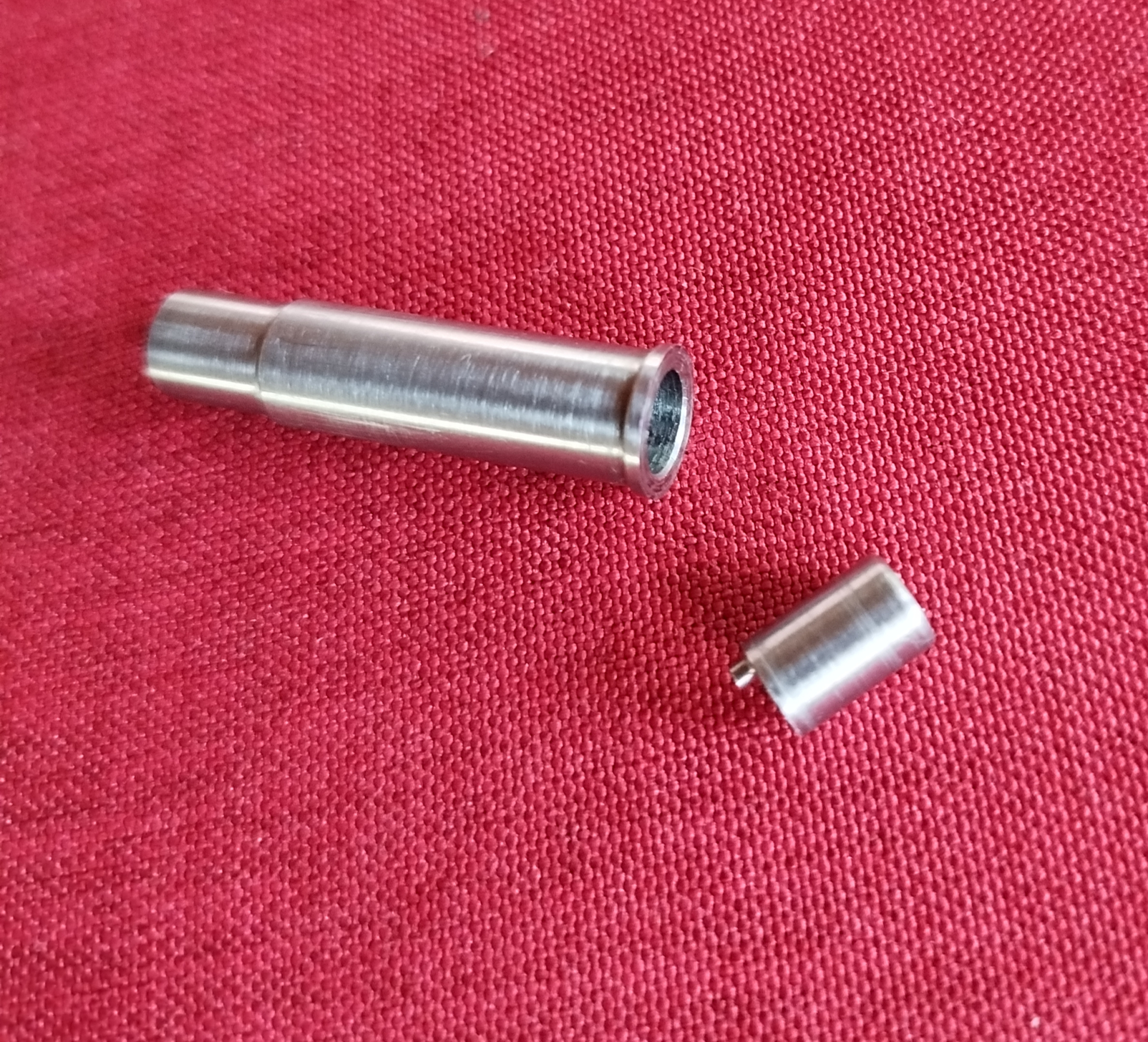 Fangschussgeber, Reduzierhülse (Einstecksystem) Kal. .357 mag/.38sp auf .22 – Bild 1