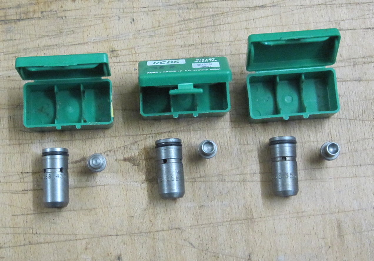 RCBS Fett- und Kalibrierpresse LAM II + 3 Matrizen + Fett + Gaschecks – Bild 3