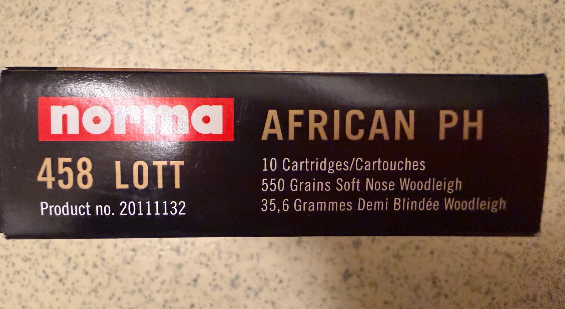 10 Norma African PH .458 Lott TM SP - 35,6g / 550grs Woodleight Soft Nose UVP 208€ – Bild 1