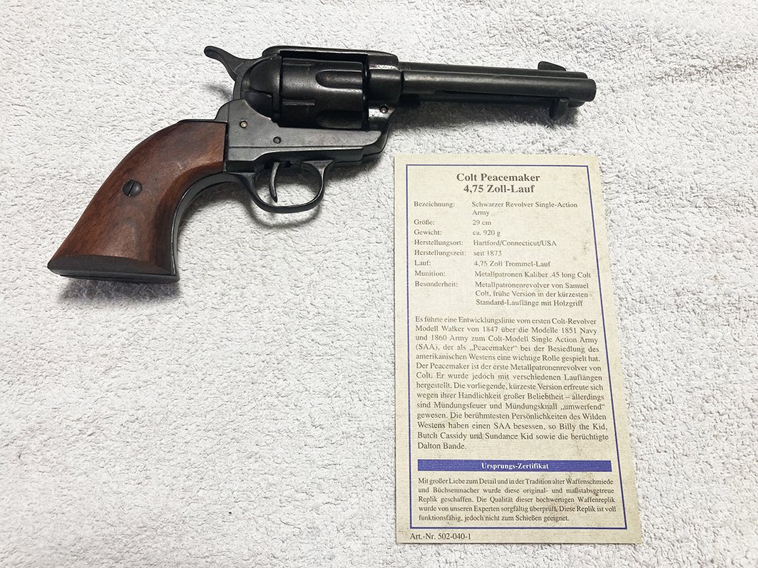 Colt Peacemaker Deko – pilt 2