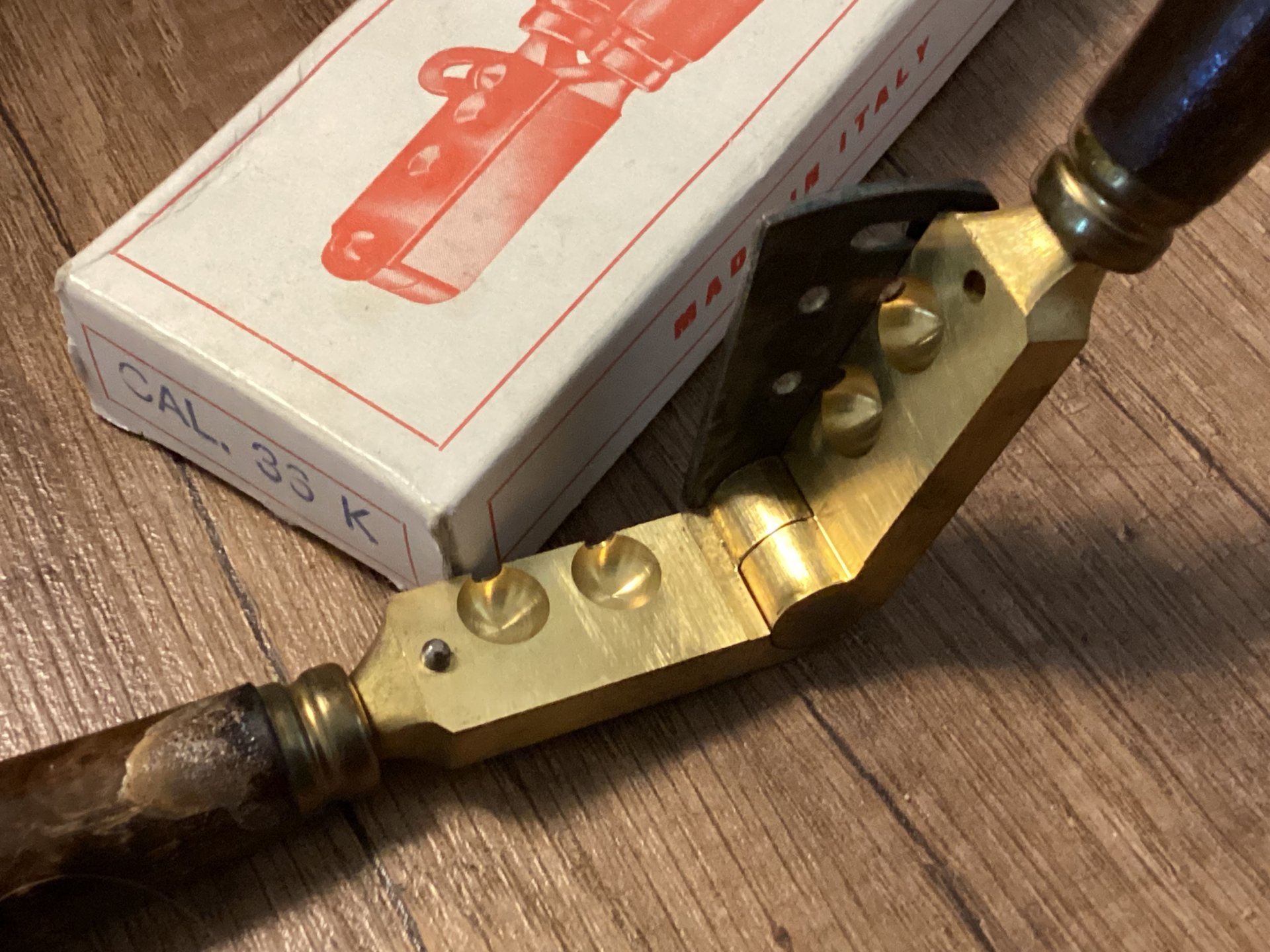 Doppel Kugelgießzange Cal. 36K Made in Italy Euromanufacture – Bild 2