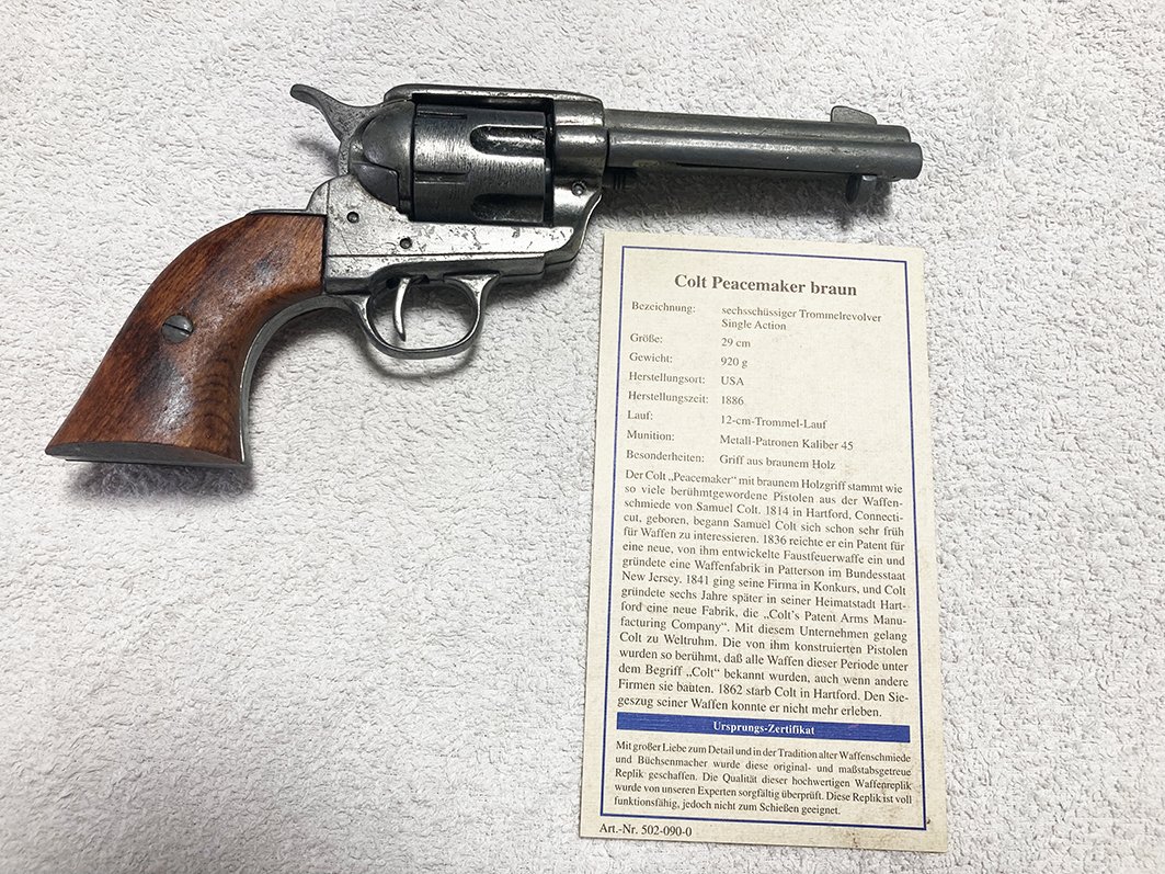 Colt Peacemaker 1886 Deko – immagine 2