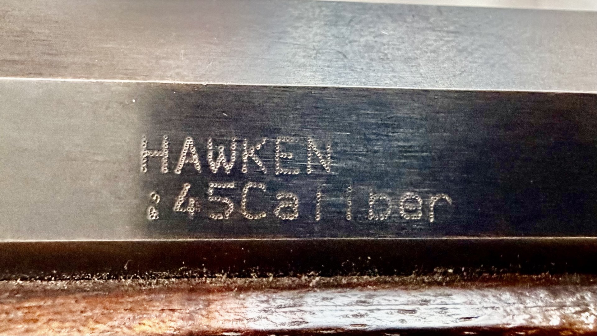 Hawken Dikar Spanien Vorderlader Gewehr cal 45 – imaginea 4