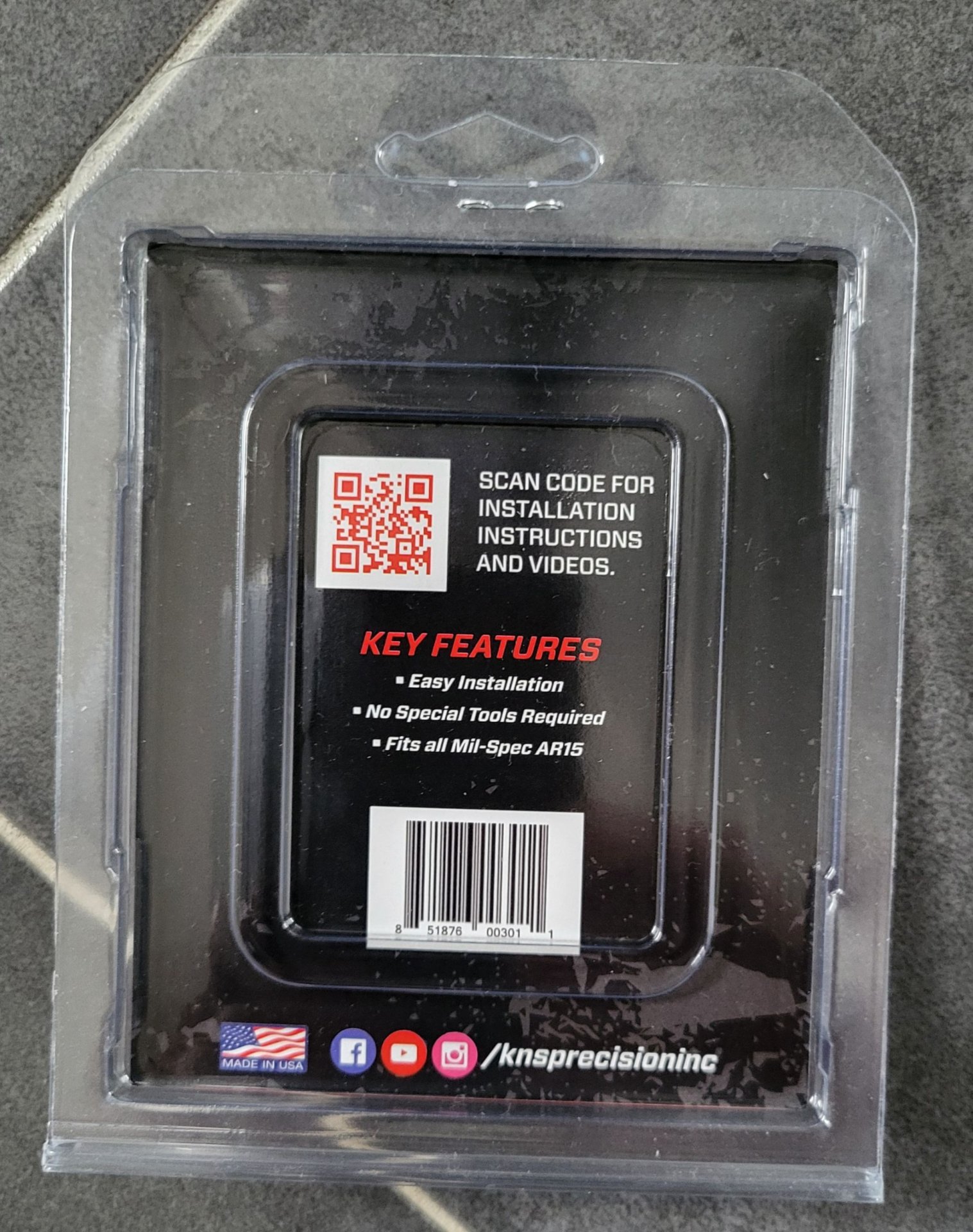 KNS Precision Perma Pin Schlagbolzenhalter AR 15 – Bild 2