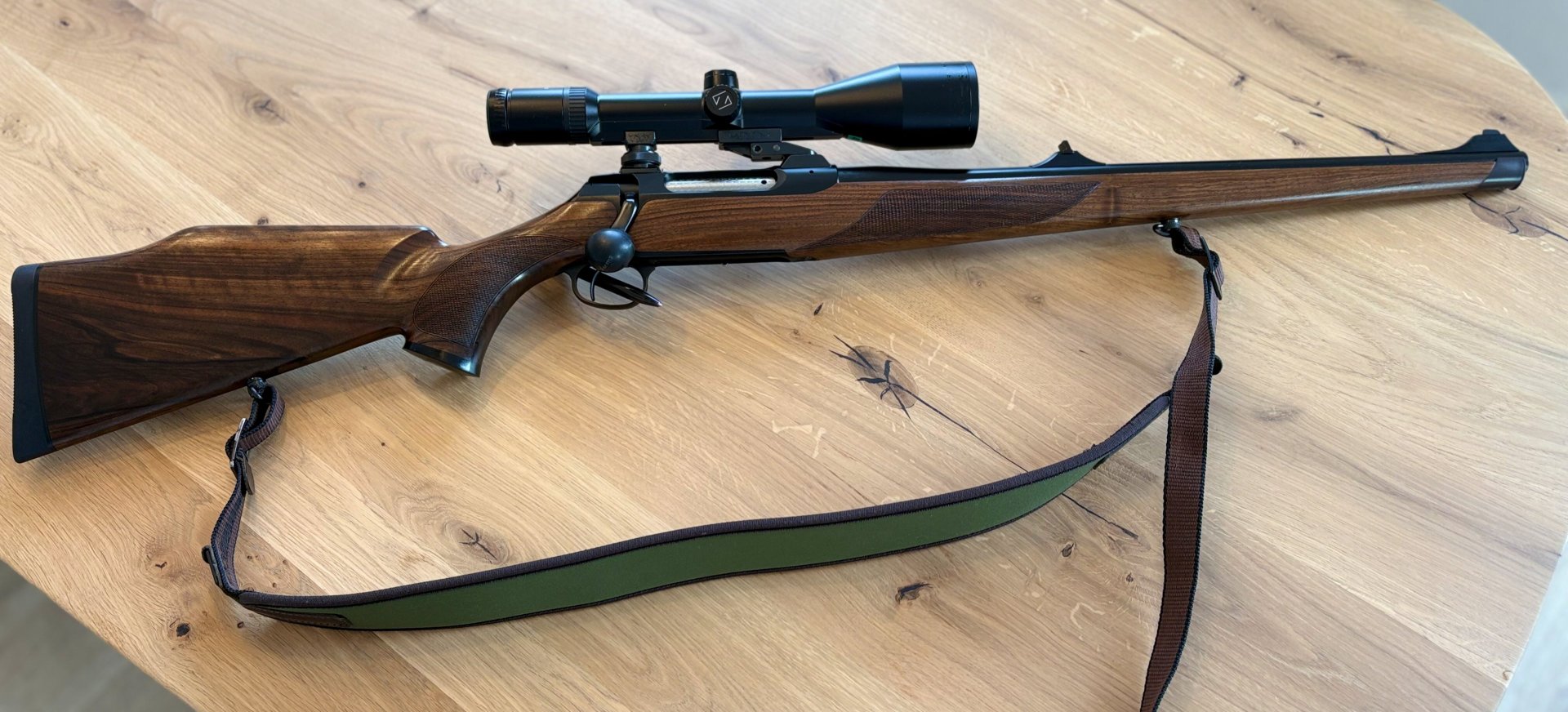 Sauer 202 Stutzen 9,3 x 62 inkl. Zeiss Diavari VM 3-12 x 56 T* Leuchtpunkt – Bild 2