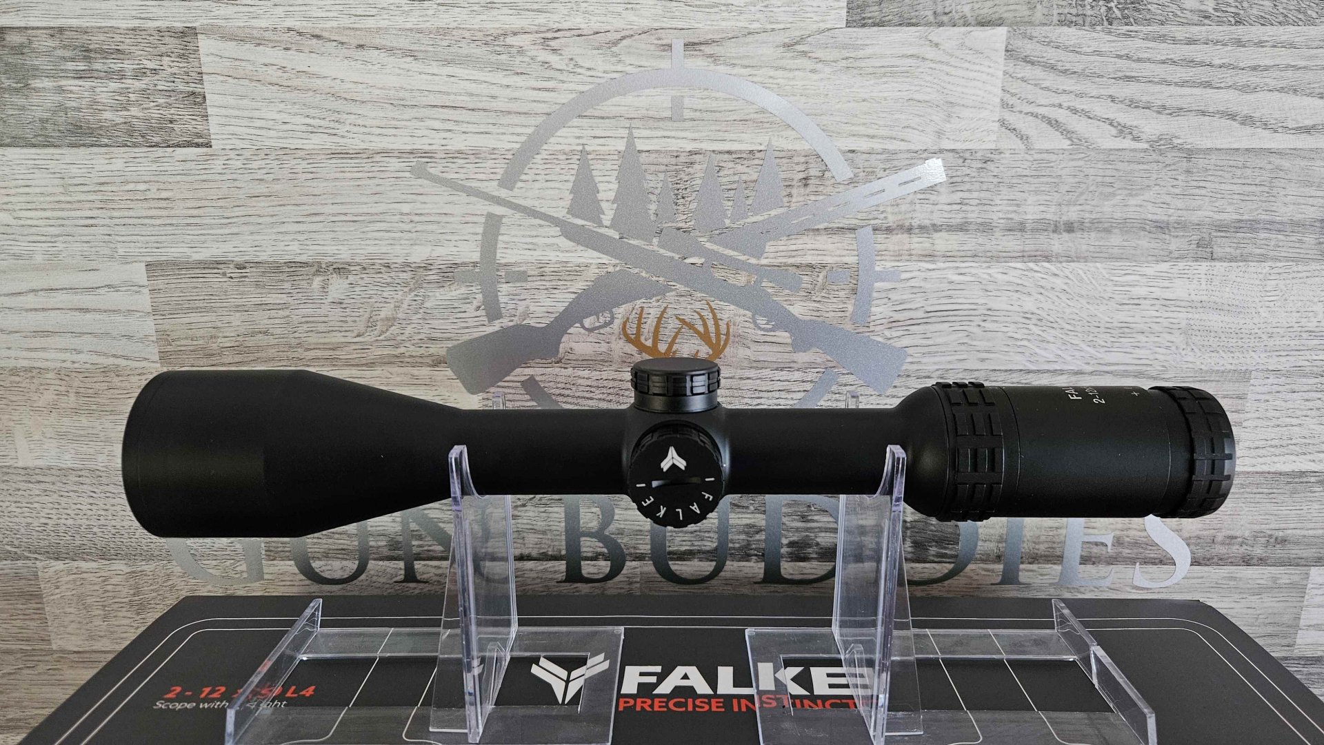 Neuware vom Fachhandel - Zielfernrohr FALKE 2-12x50 HD Absehen 4 Leuchtpunkt – Bild 2