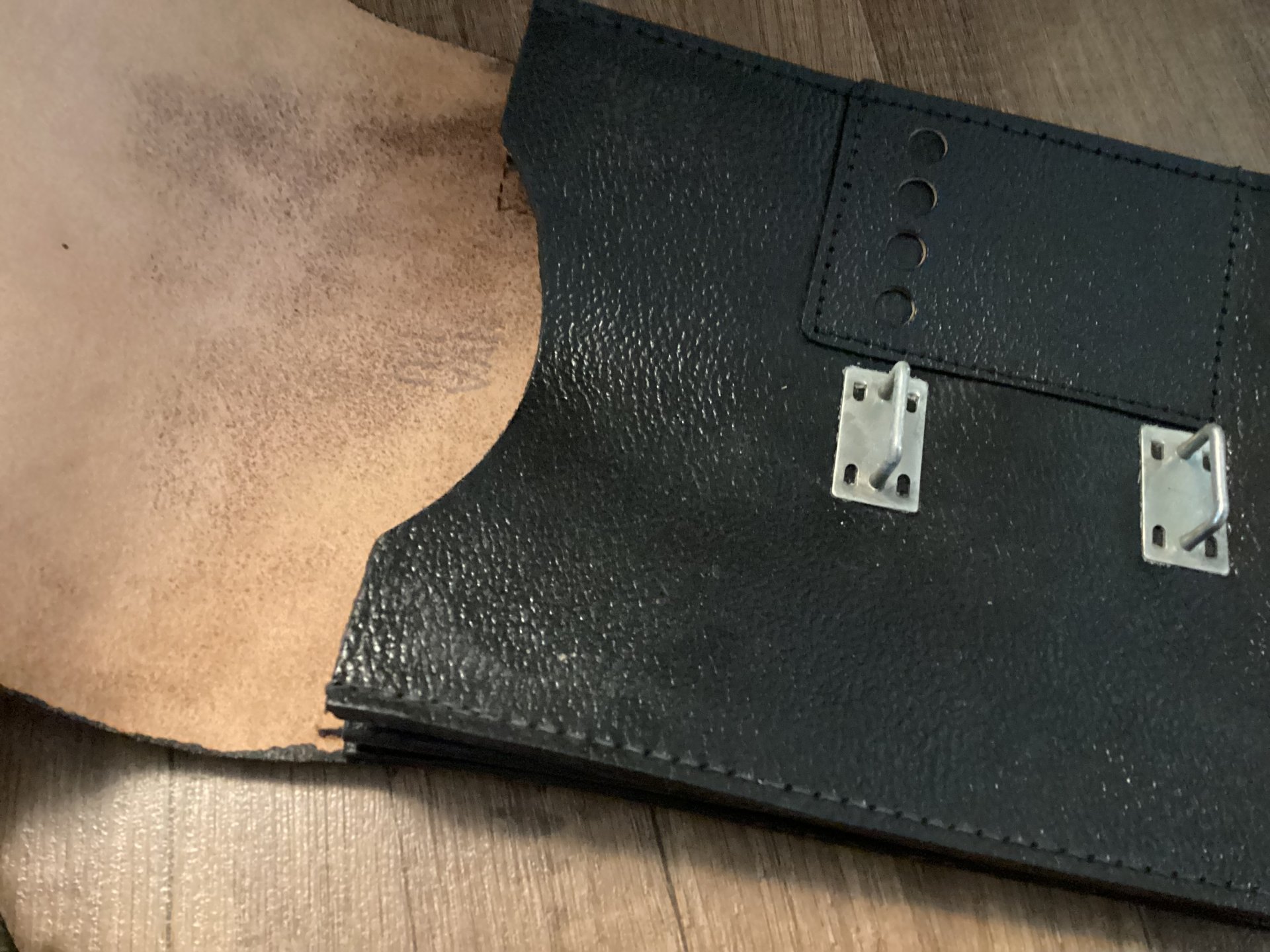 Schwarze Kartentasche / Meldetasche NVA – Bild 2