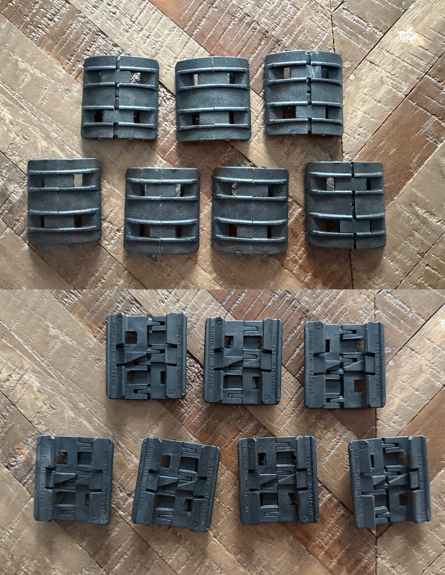 7x Rail Cover Magpul Schwarz / Black – Bild 1