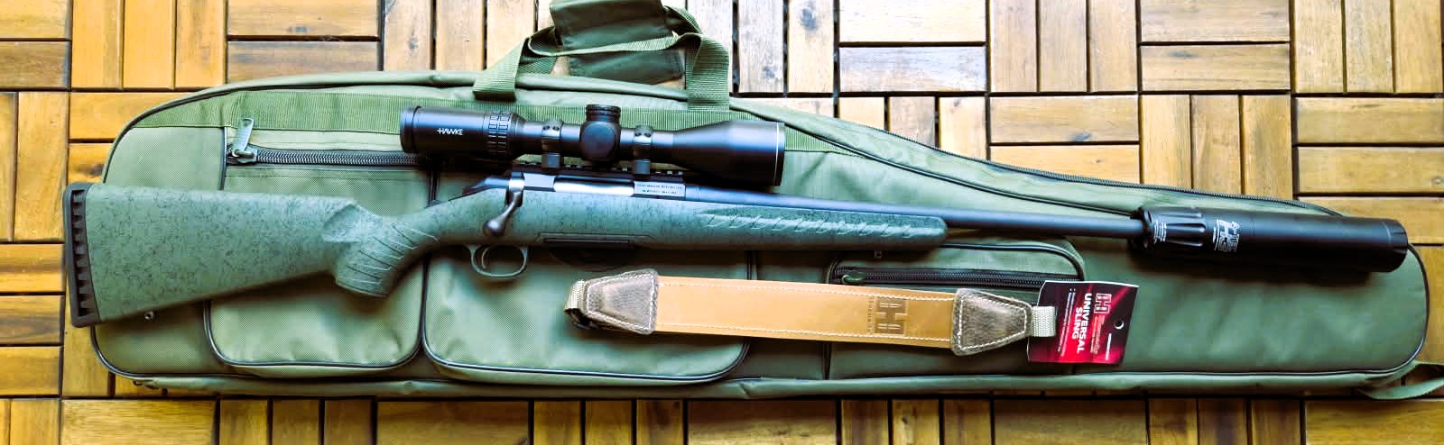 Glenfield by Ruger Repetierbüchse Kal. .308 Win.Hawke ZF 2,5-10x50,A-Tec H3 Schalldämpfer,Futteral – Bild 2