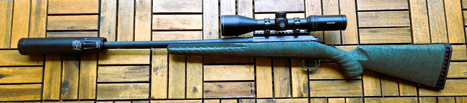 Glenfield by Ruger Repetierbüchse Kal. .308 Win.Hawke ZF 2,5-10x50,A-Tec H3 Schalldämpfer,Futteral – Bild 4