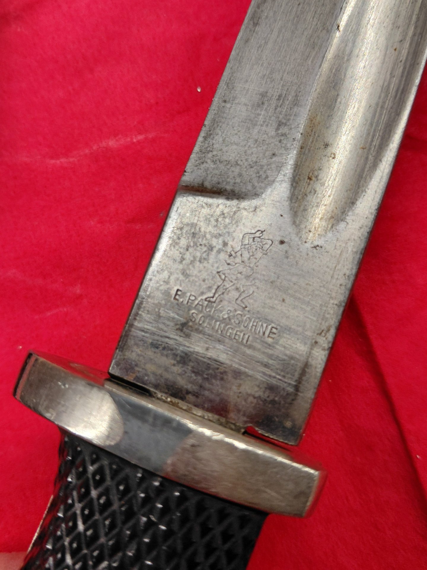 WK2 Wehrmacht Ausgehbajonett Klingenätzung 100% Original – Bild 3
