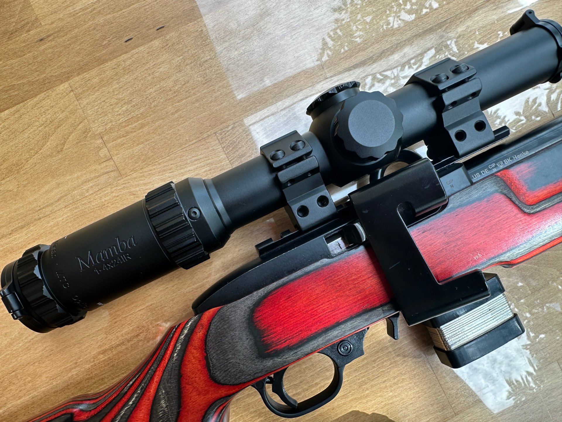 Ruger 10/22 mit Mamba ptisan ZF 4*24iR – Bild 5