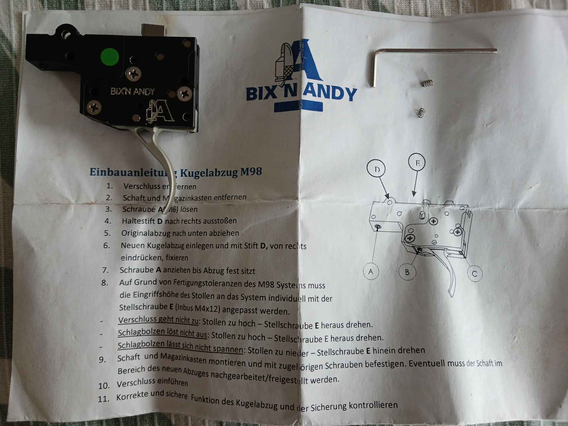 Bixn Andy Kugelabzug für 98er – Bild 1