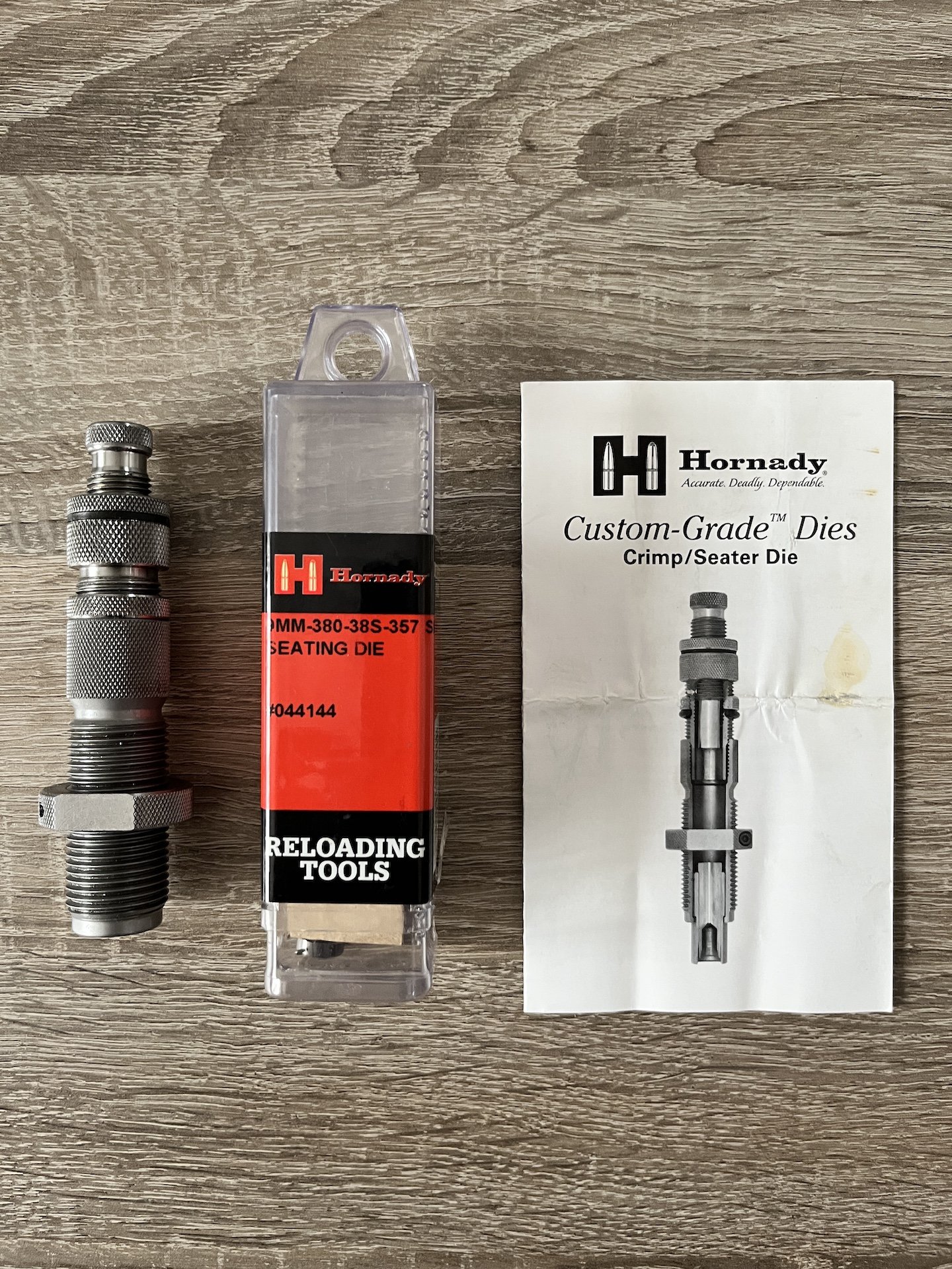 Hornady Taper Crimp Seating Matrize #044177 – Bild 1