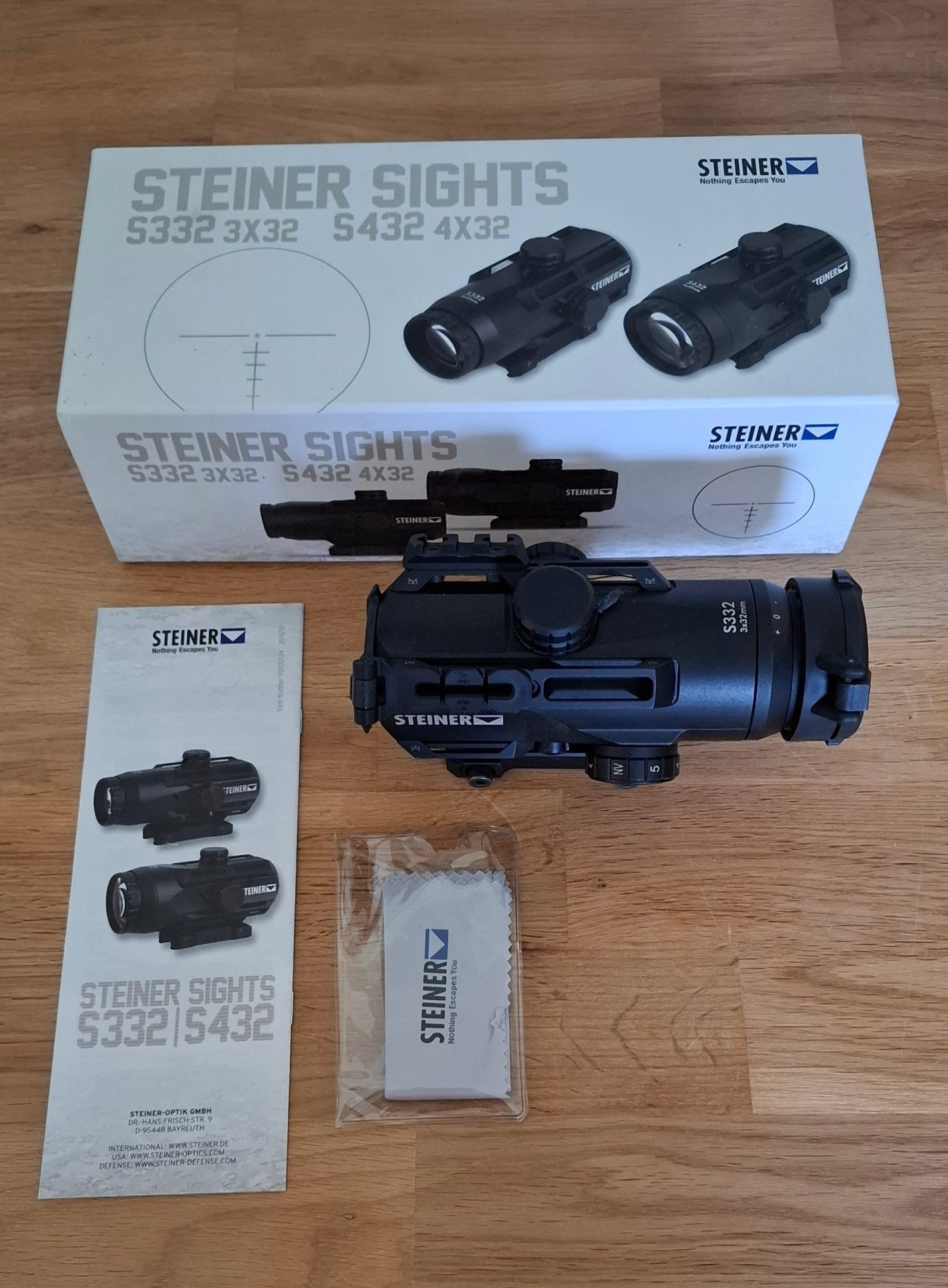 Leuchtpunktvisier Steiner Sight S332 für cal. 5.56 / .223 – Bild 1