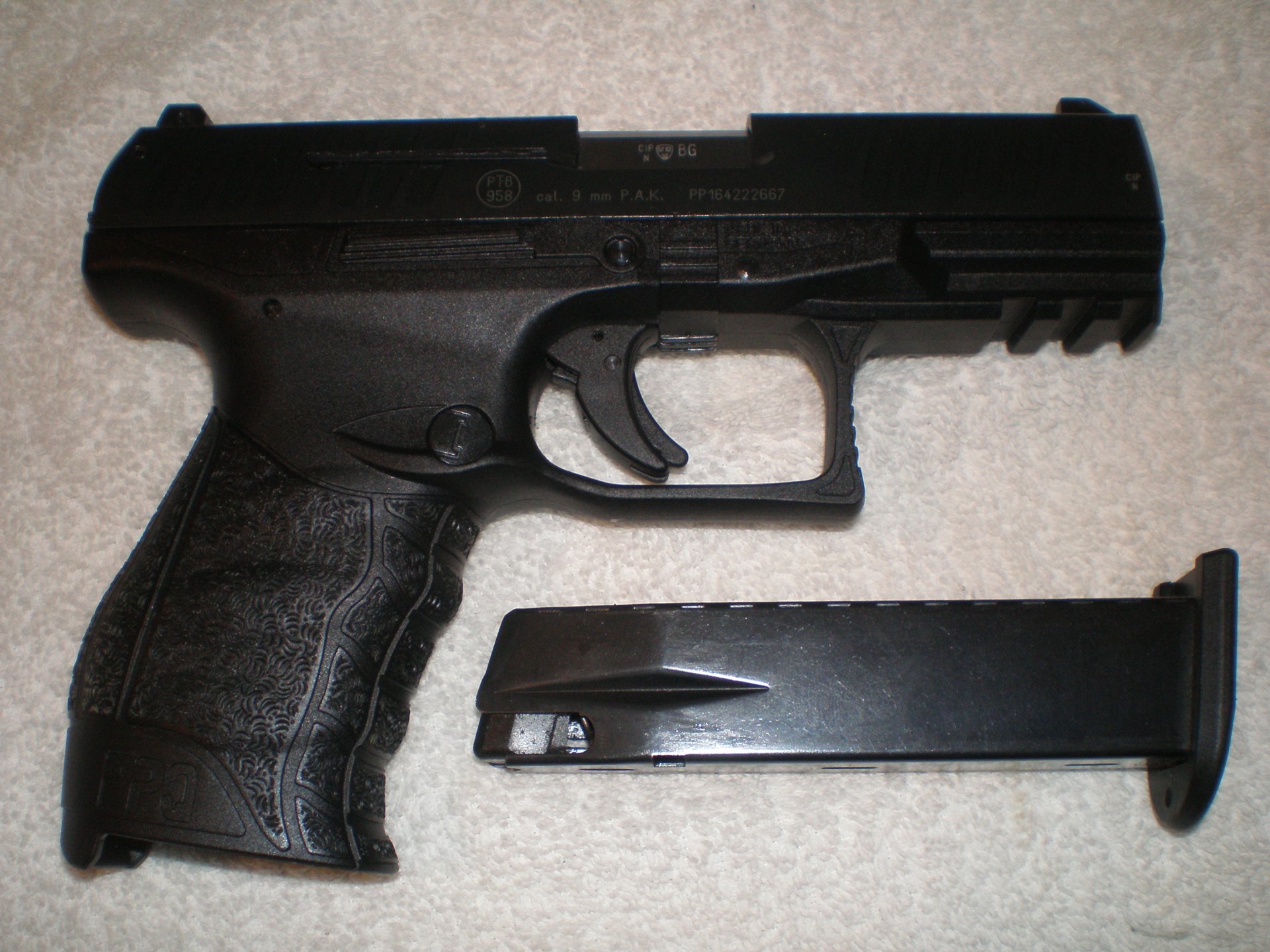 Walther PPQ M2 9mm P.A.K. Made in Germany,Black. – Bild 3