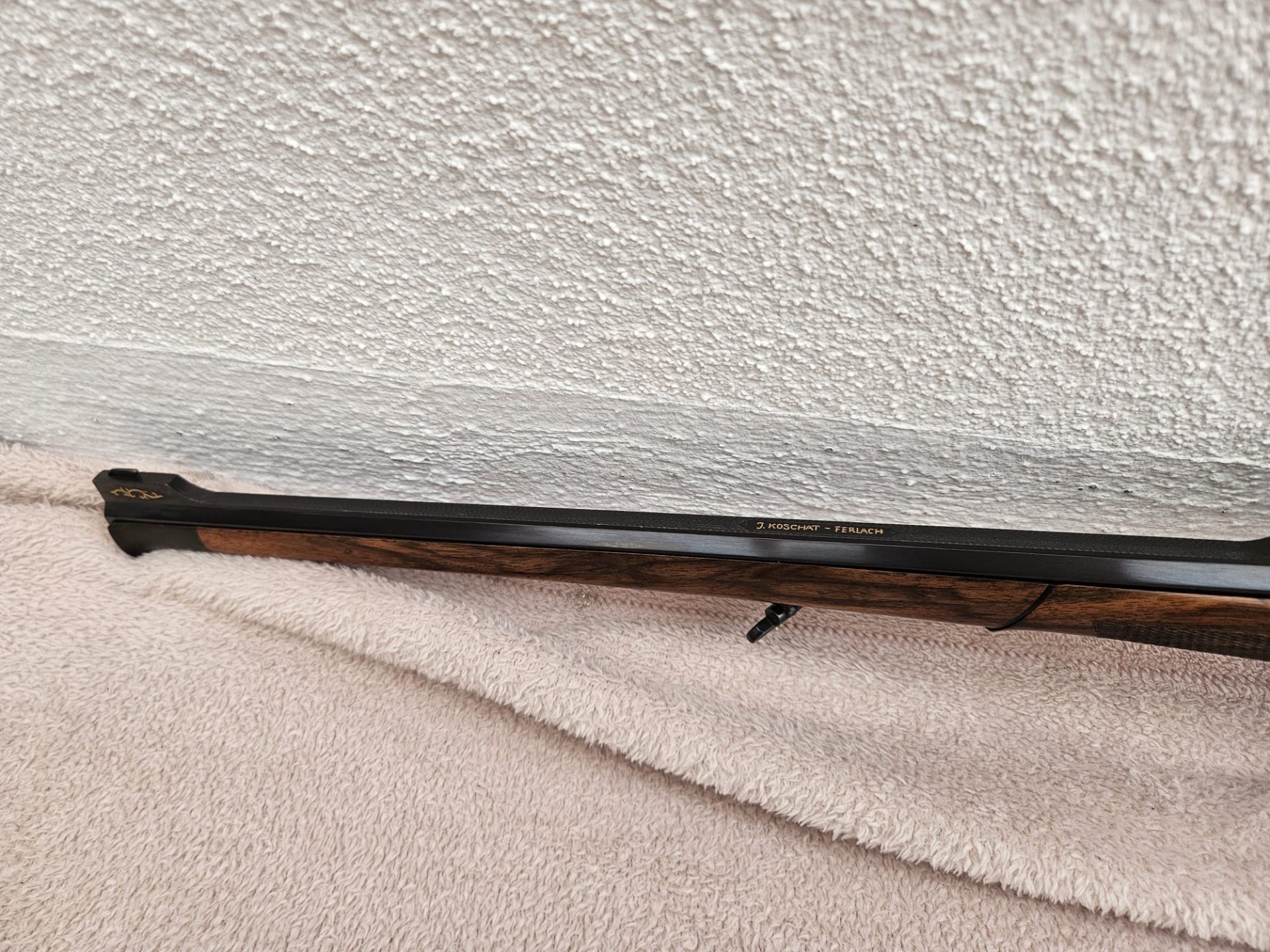 Exklusive Hahn Kipplaufstutzen J.Koschat Ferlach cal. 6,5x57R – Bild 4