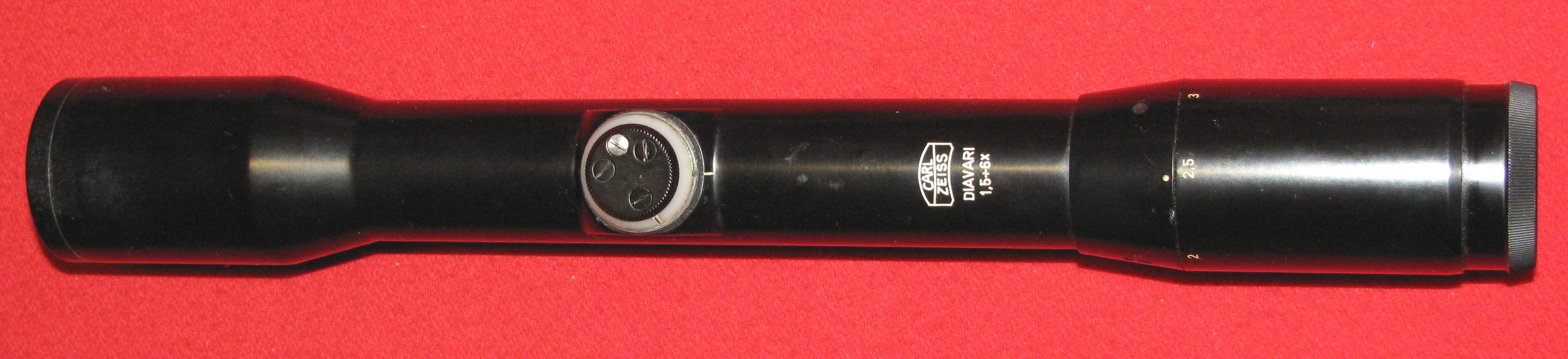 ZF / Zielfernrohr, ein CARL ZEISS DIAVARI 1,5 - 6x mit dem Absehen Diavari – Bild 2