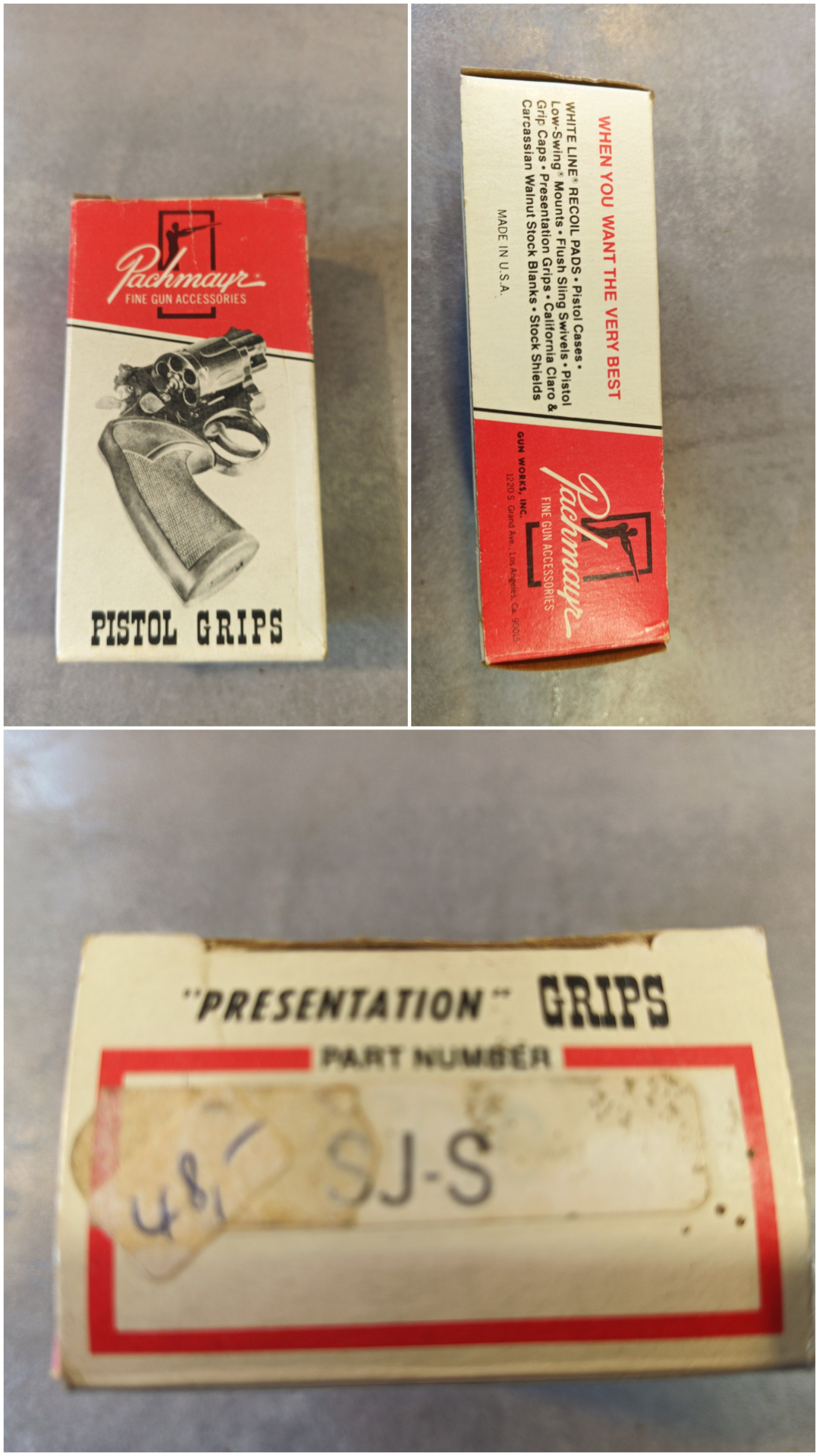 Original Pachmayr Griffschalen für Colt neuwertig – Bild 2