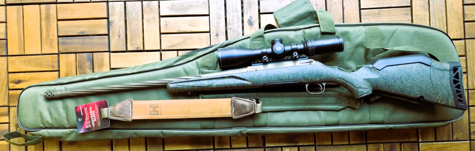 Ruger Büchse AMERICAN Rifle Gen. Kal. .30-06 Spr,.Hawke ZF 2,5-10x50,A-Tec H3 Schalldämpfer,Futteral – Bild 2