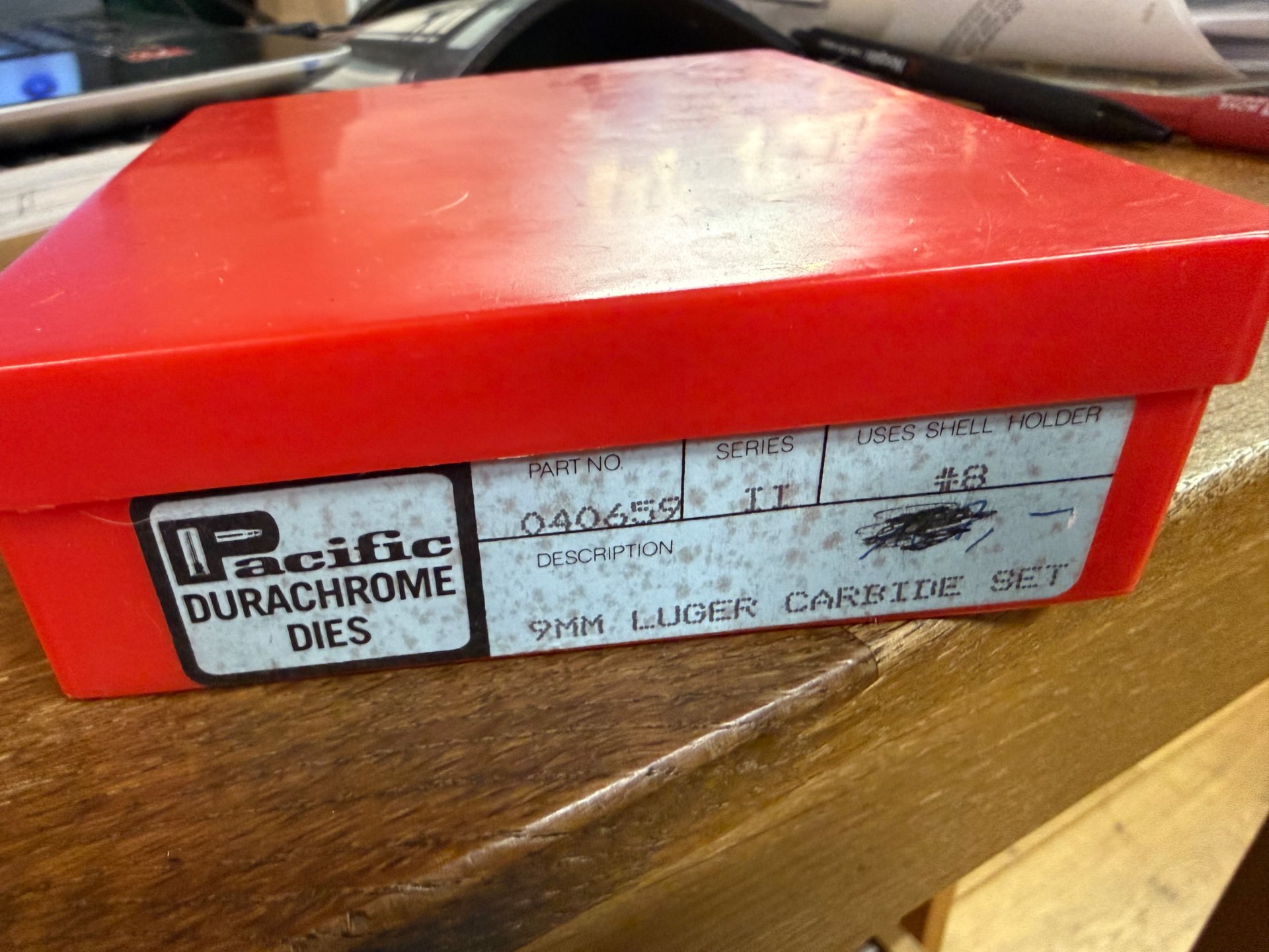 Matritzensatz Pacific Durachrome Dies 9mm Luger Carbide Set Series II – Bild 2