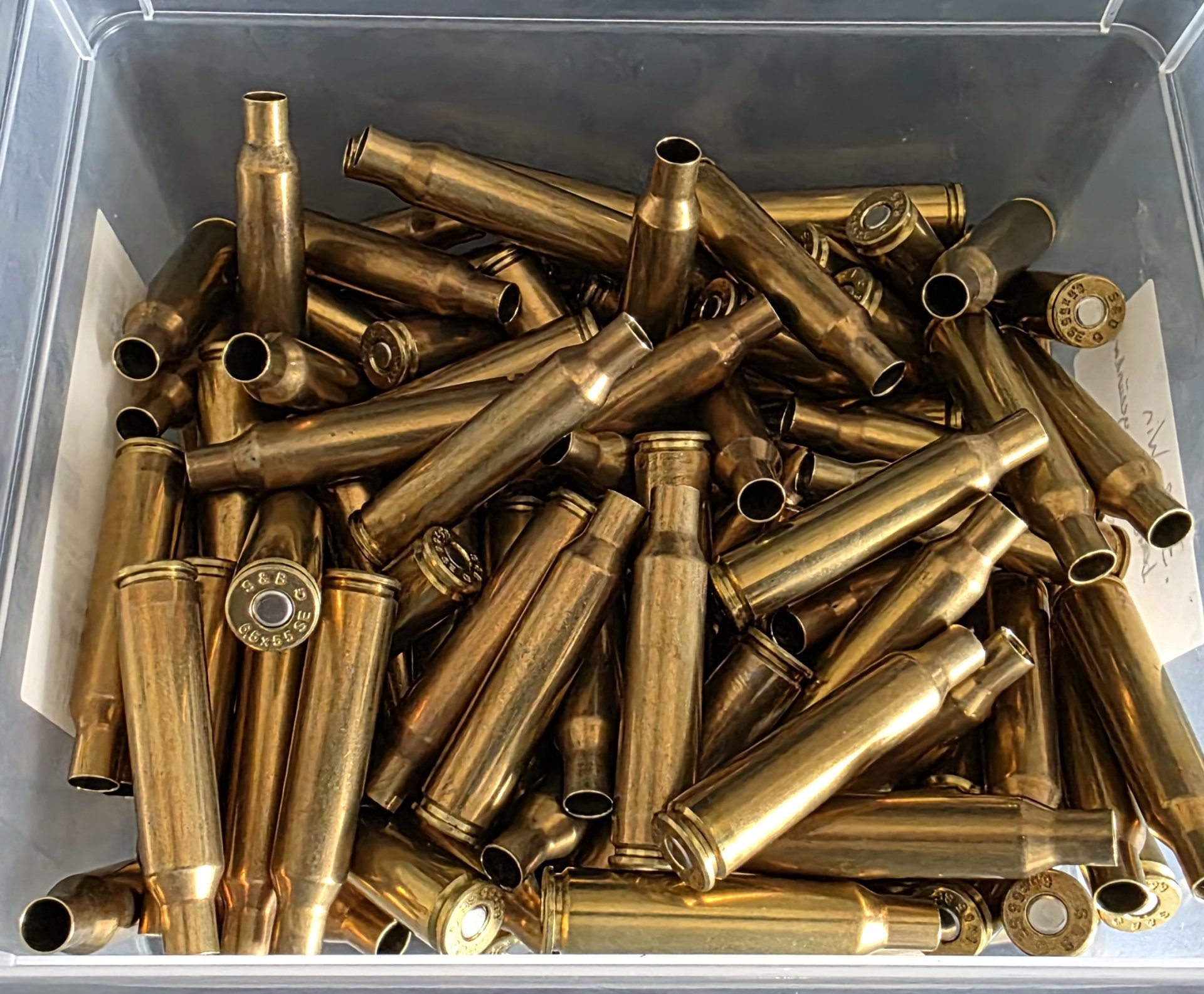 110 gezünderte S&B-Hülsen 6,5 × 55 – Magtech Large Rifle – Bild 1