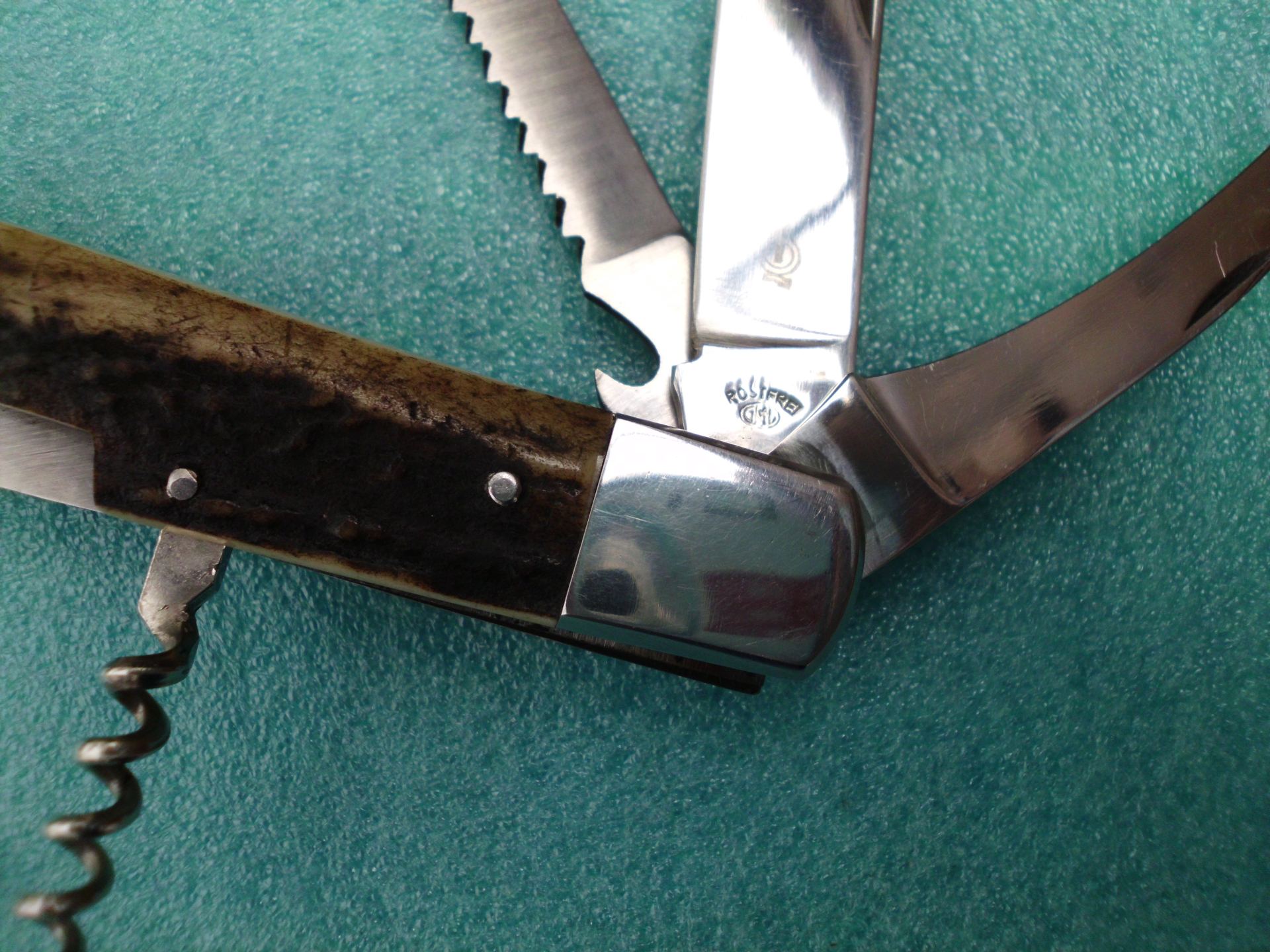 Hirschhorn-Jagdmesser GML-Leegebruch 4tlg. – Bild 3