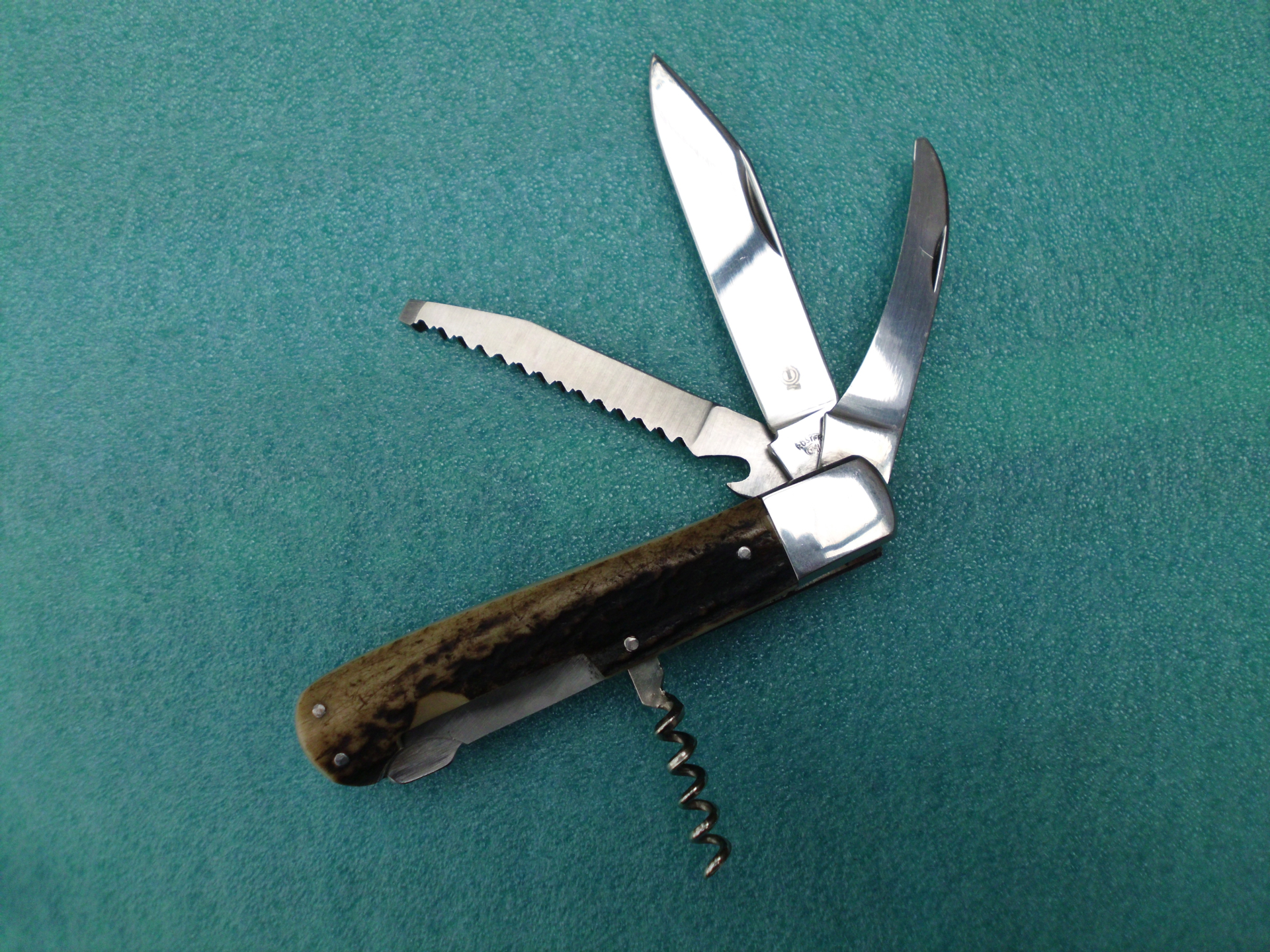 Hirschhorn-Jagdmesser GML-Leegebruch 4tlg. – Bild 1