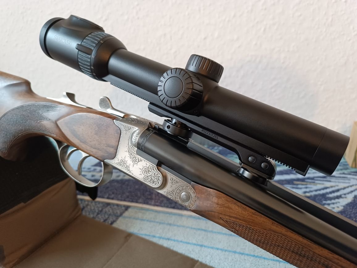 Krieghoff Classic Doppelbüchse (IES) - 8x57 IRS - Swarovski Z8i 1-8x24 SR + Montage & Munition – Bild 5
