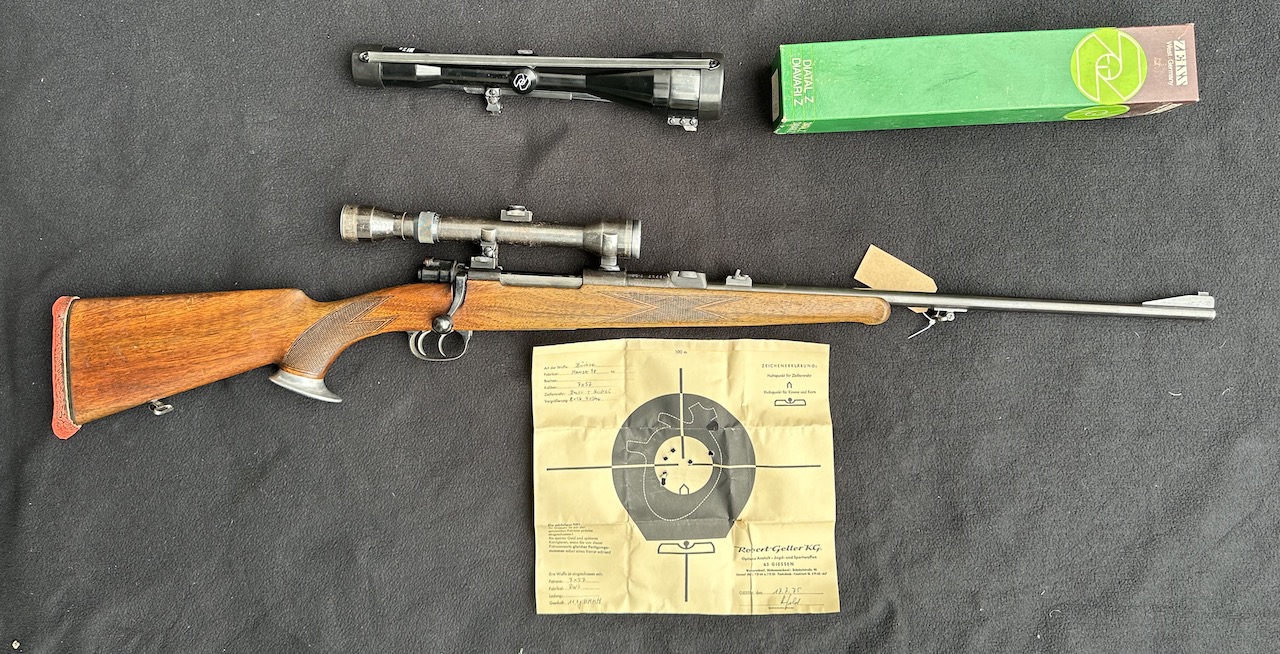 Krieghoff Repetierbüchse Modell 98  - 7x57 - Nickel 4x81 - Zeiss 8x56 - Willi Friedl – Bild 1