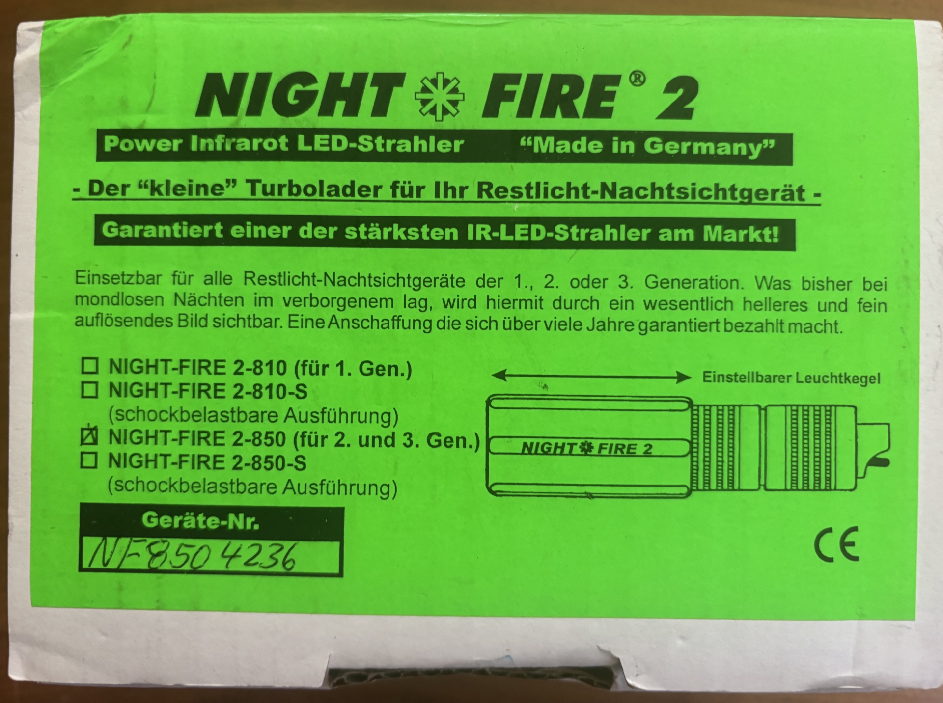 Infrarot LED-Strahler – nuotrauka 3