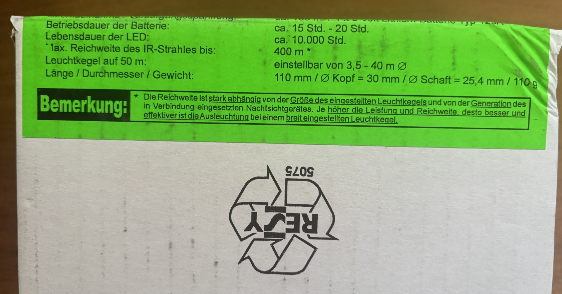 Infrarot LED-Strahler – nuotrauka 5