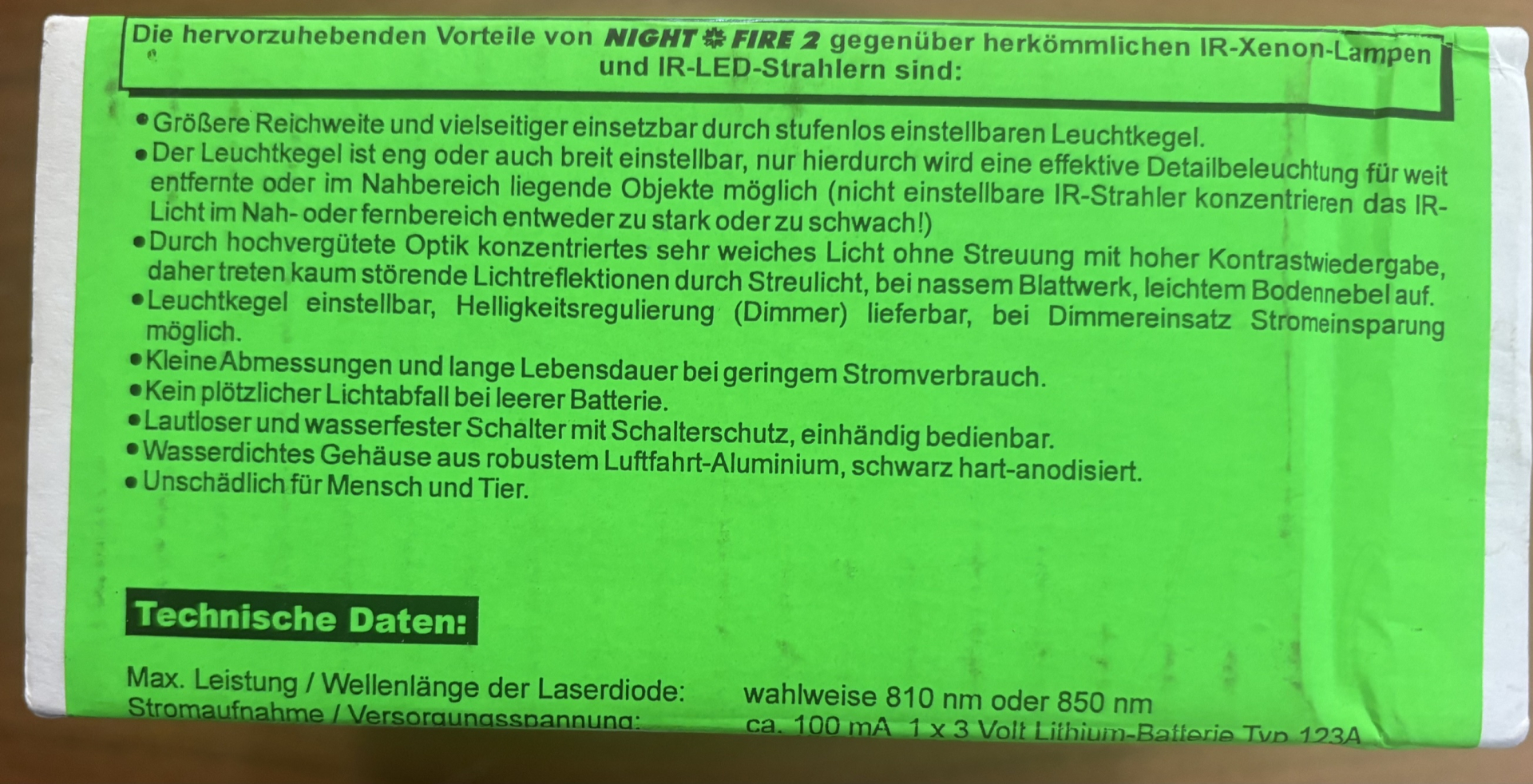 Infrarot LED-Strahler – nuotrauka 4