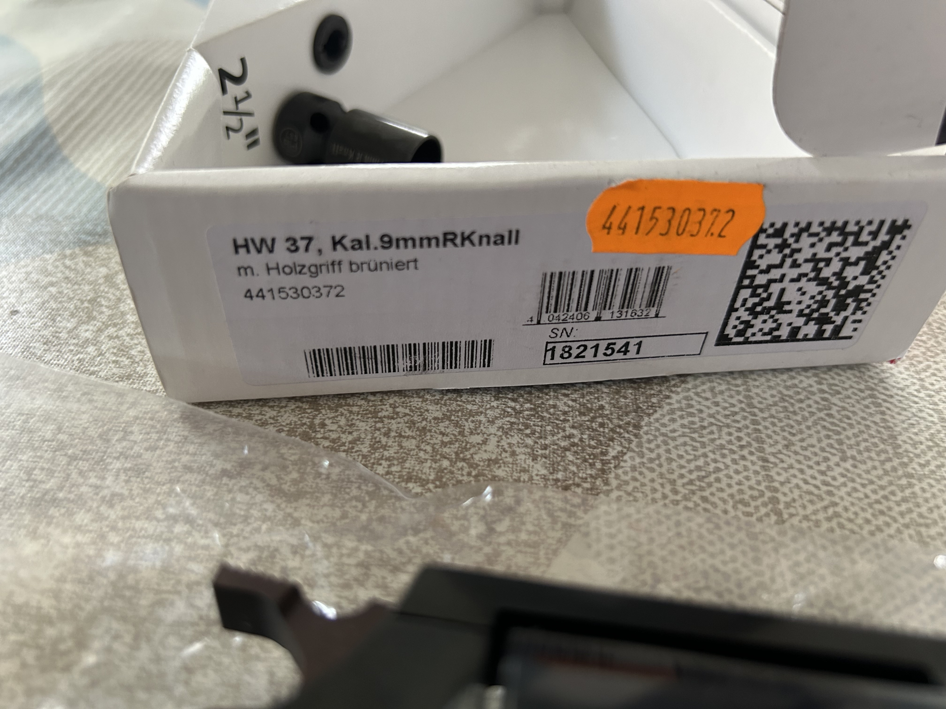 Weihrauch HW 37 Holzgriff UND Kunststoffgriffschalen 9 mmR NEU – Bild 3