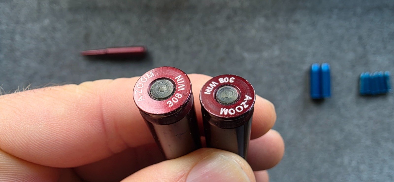 Konvolut Pufferpatronen A-Zoom .308 Win, 6,5×55, .22 LR und weitere – Bild 2