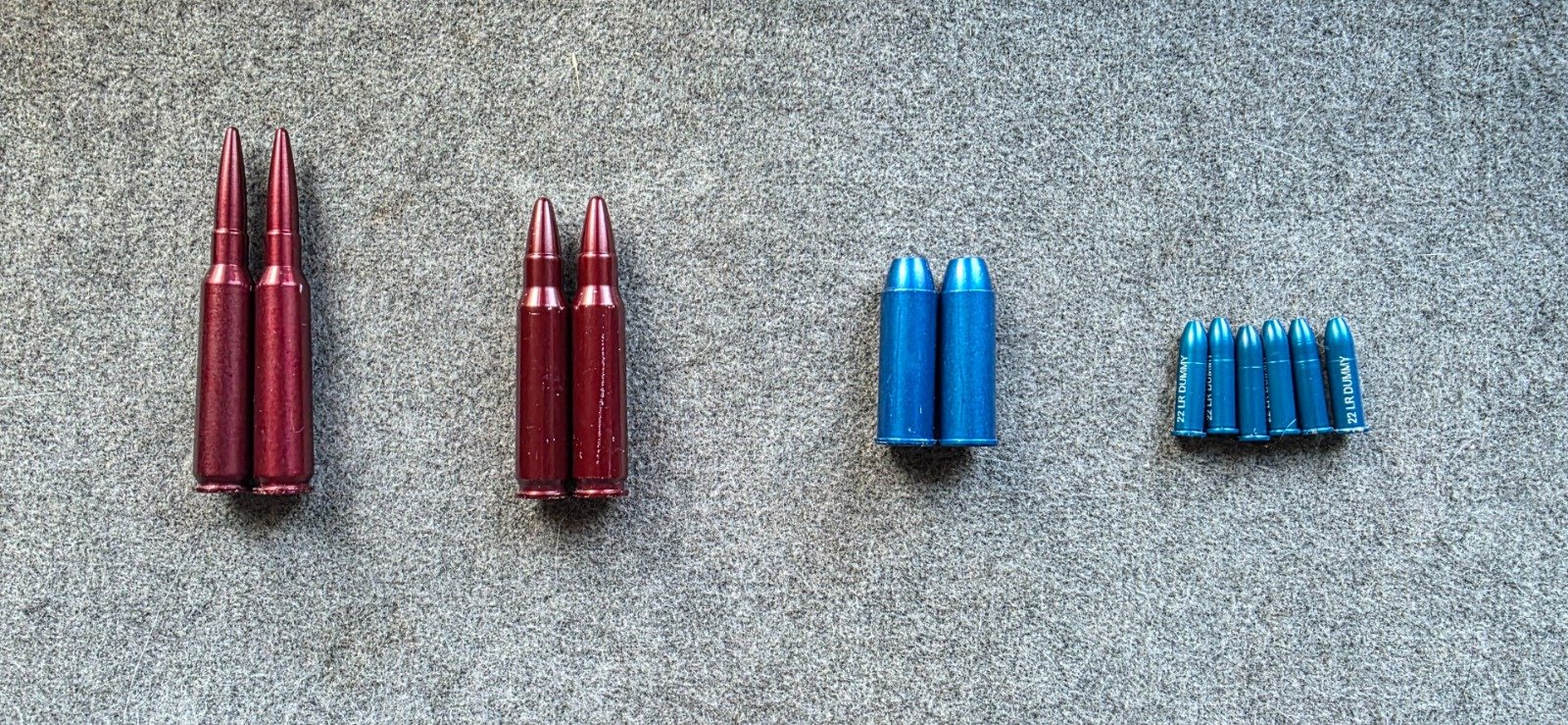 Konvolut Pufferpatronen A-Zoom .308 Win, 6,5×55, .22 LR und weitere – Bild 1