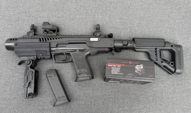 H&K Custom Sport mit Anschlagschaft und Leuchtpunktvisier – Bild 2