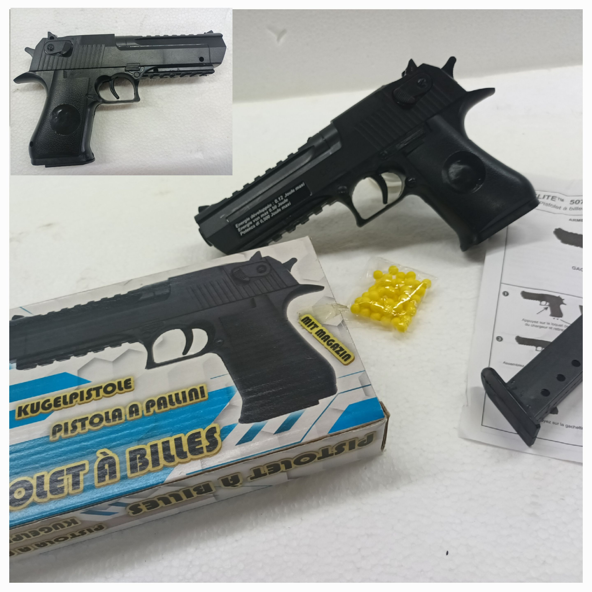 Mehrschüssige PISTOLE / Colt + Magazin + Muni = OVP __ NEU !!! – Bild 1
