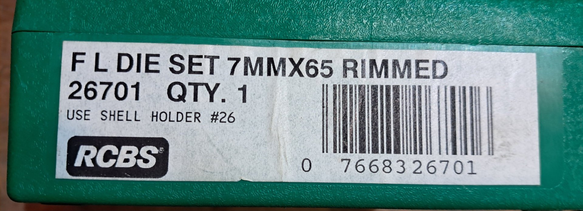 7x65R RCBS Langwaffenmatrizensatz Full Length Rifle 2-Die-Set – Bild 1