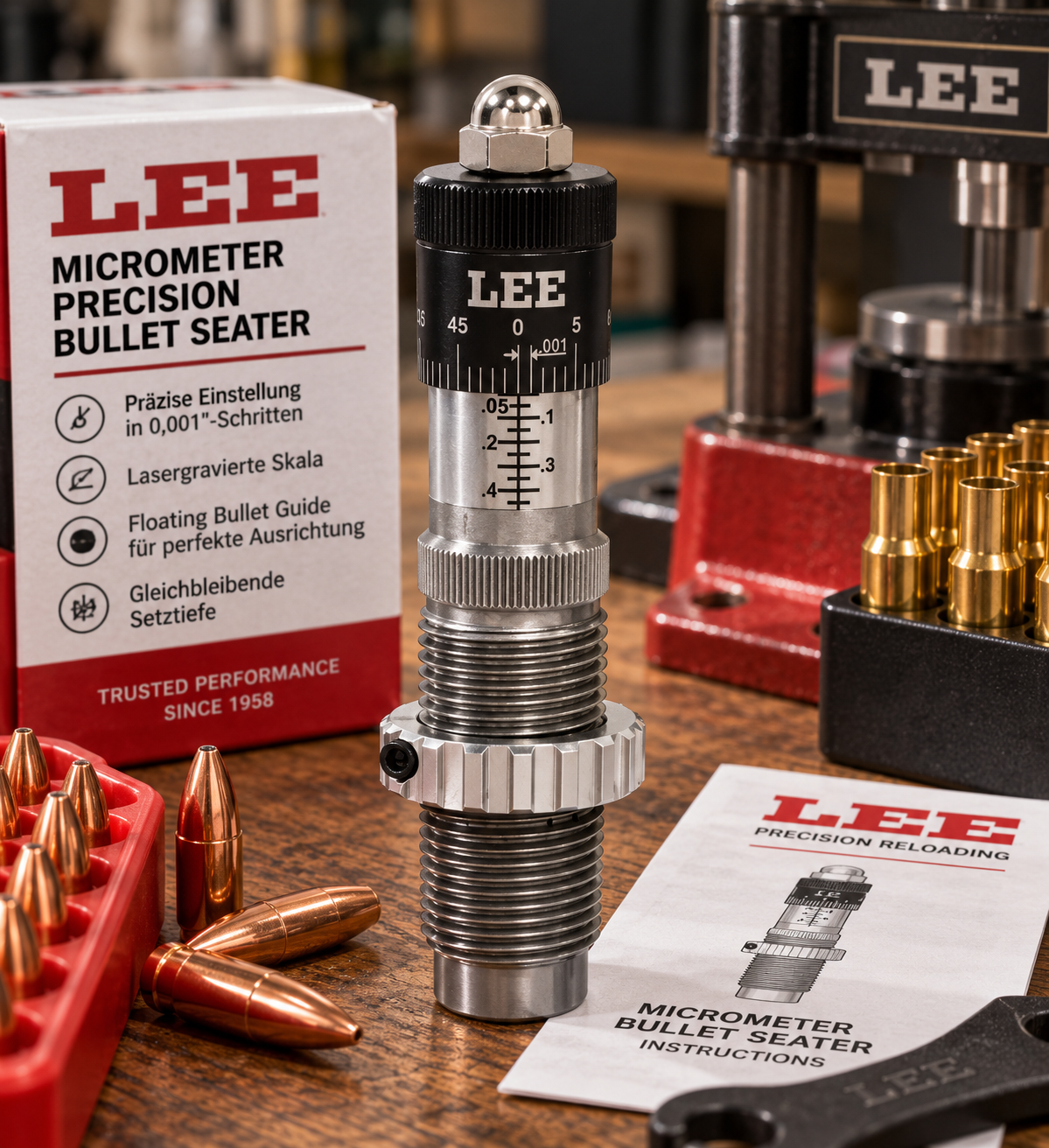 LEE .223 Rem. Micrometer Setz Matritze – image 1