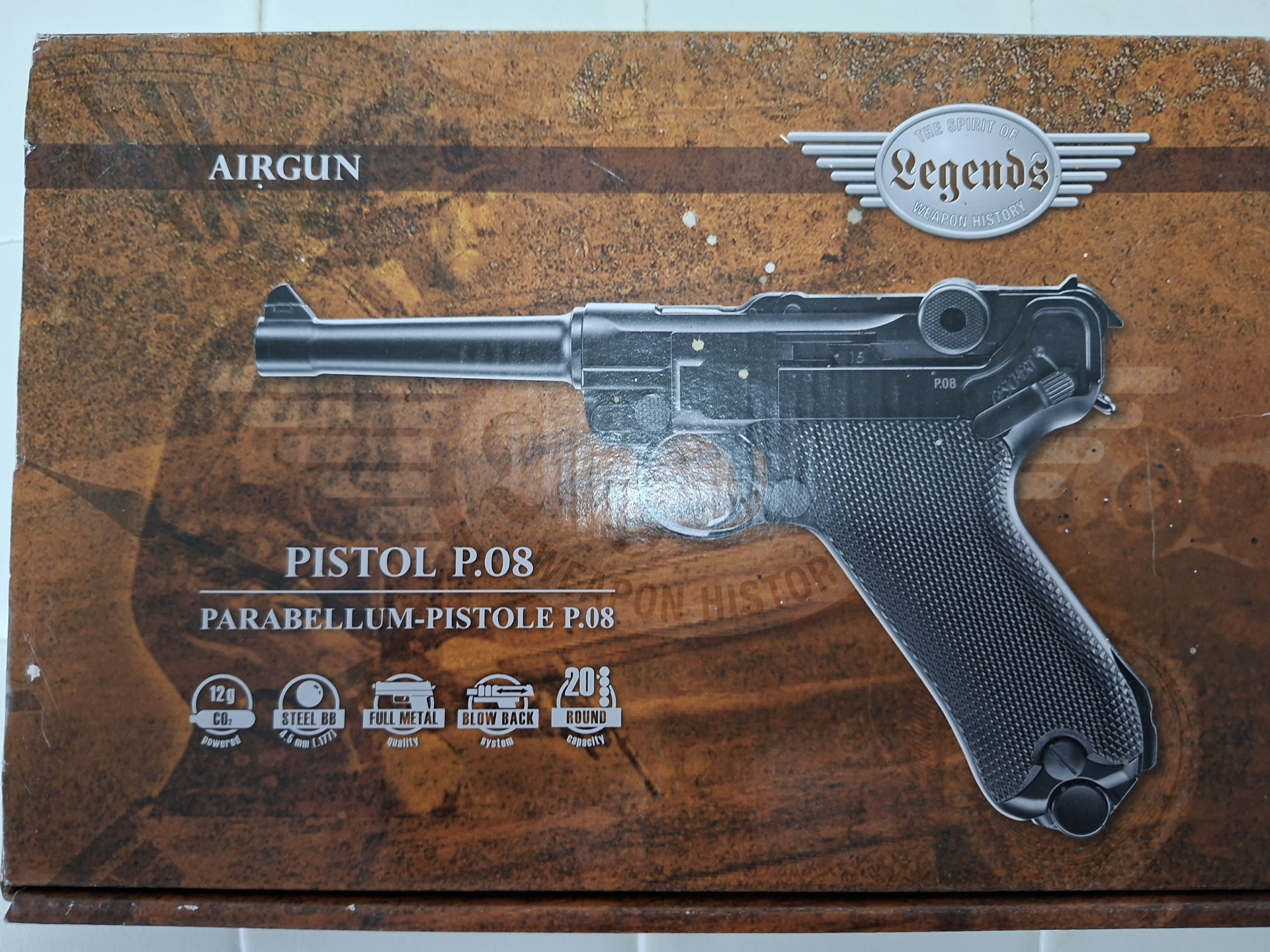 Legends P08 Blowback used Look Co2 cal 4,5BB – Bild 1