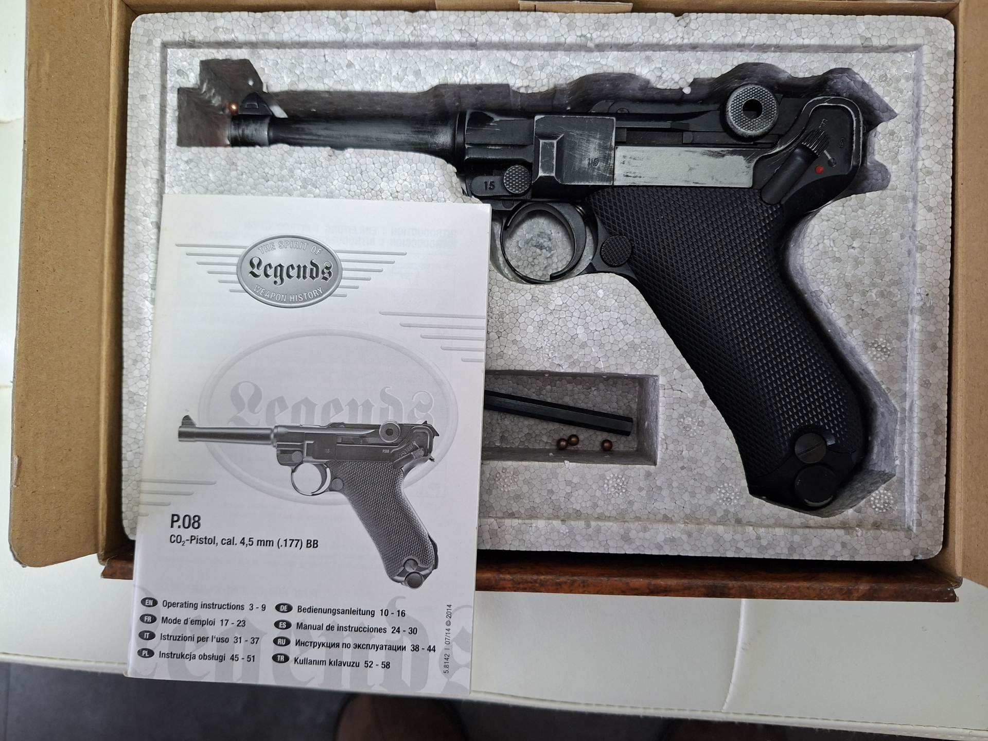 Legends P08 Blowback used Look Co2 cal 4,5BB – Bild 2
