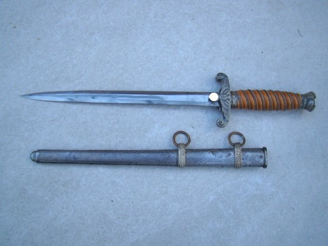 Heer Offiziersdolch / Heeresdolch WKC Solingen mit Scheide – Originalzustand – Bild 1