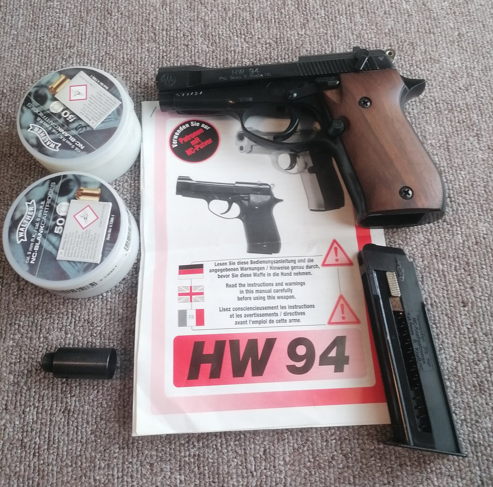 HW 94, 9 mm, TOP!!! (Gas/Schreckschuss) – Bild 1