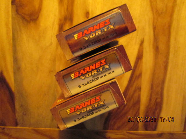 +++ 60 Schuss - Barnes Vor-TX in 9,3x62 - 286gr TSX - bleifrei - Drückjagd - no Blaser RWS - TOP !!! – Bild 1