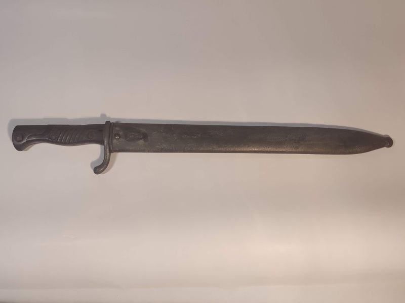 Bajonett Seitengewehr 98/05 mit Sägerücken inkl. Scheide Anker Werke Bielefeld 1. Weltkrieg – Bild 4