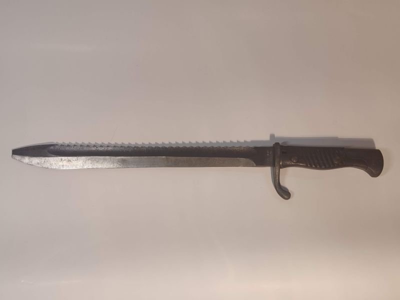 Bajonett Seitengewehr 98/05 mit Sägerücken inkl. Scheide Anker Werke Bielefeld 1. Weltkrieg – Bild 1