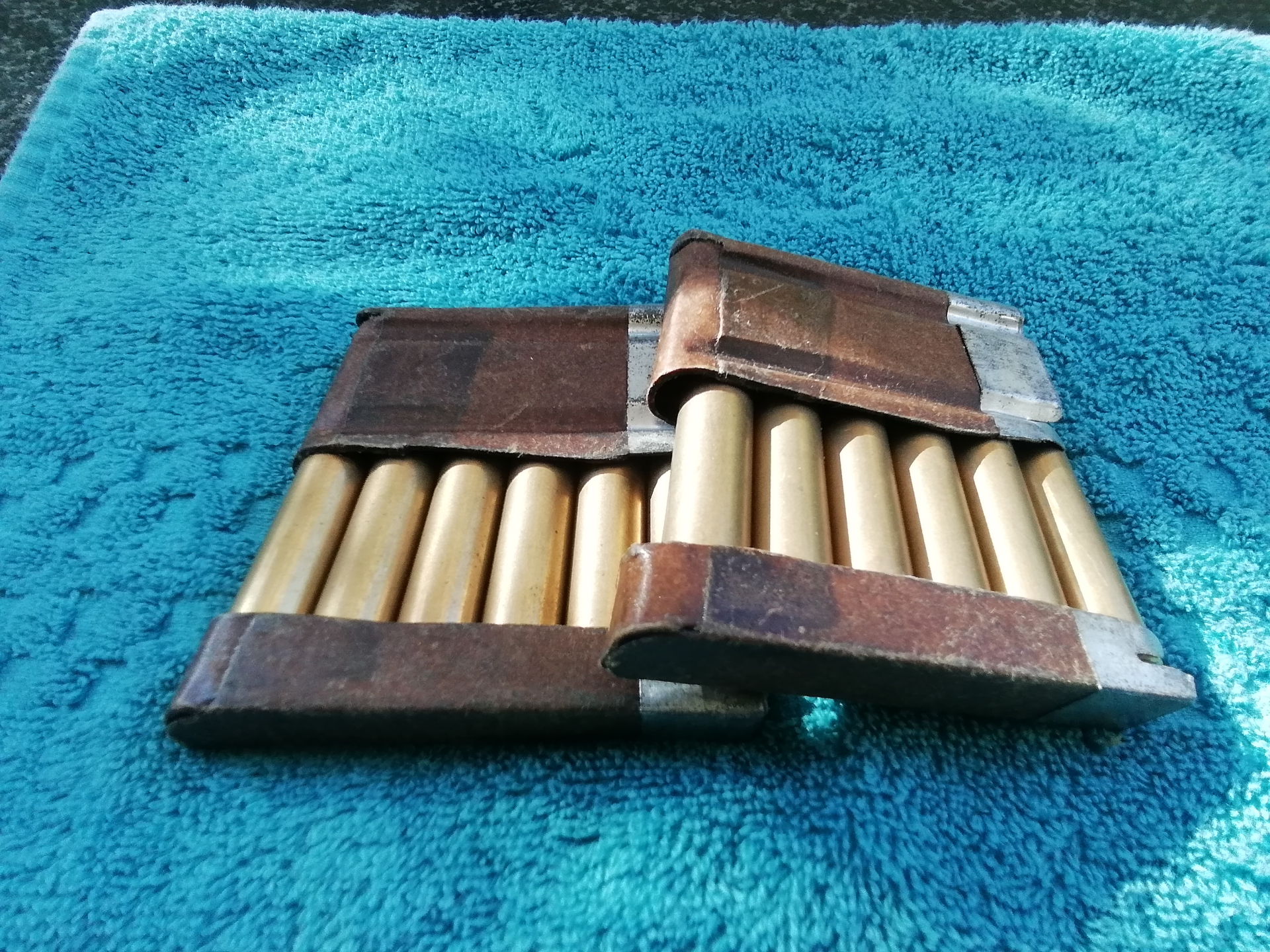 Sammlermunition GP 11 7,5x55 auf Lader – Bild 1