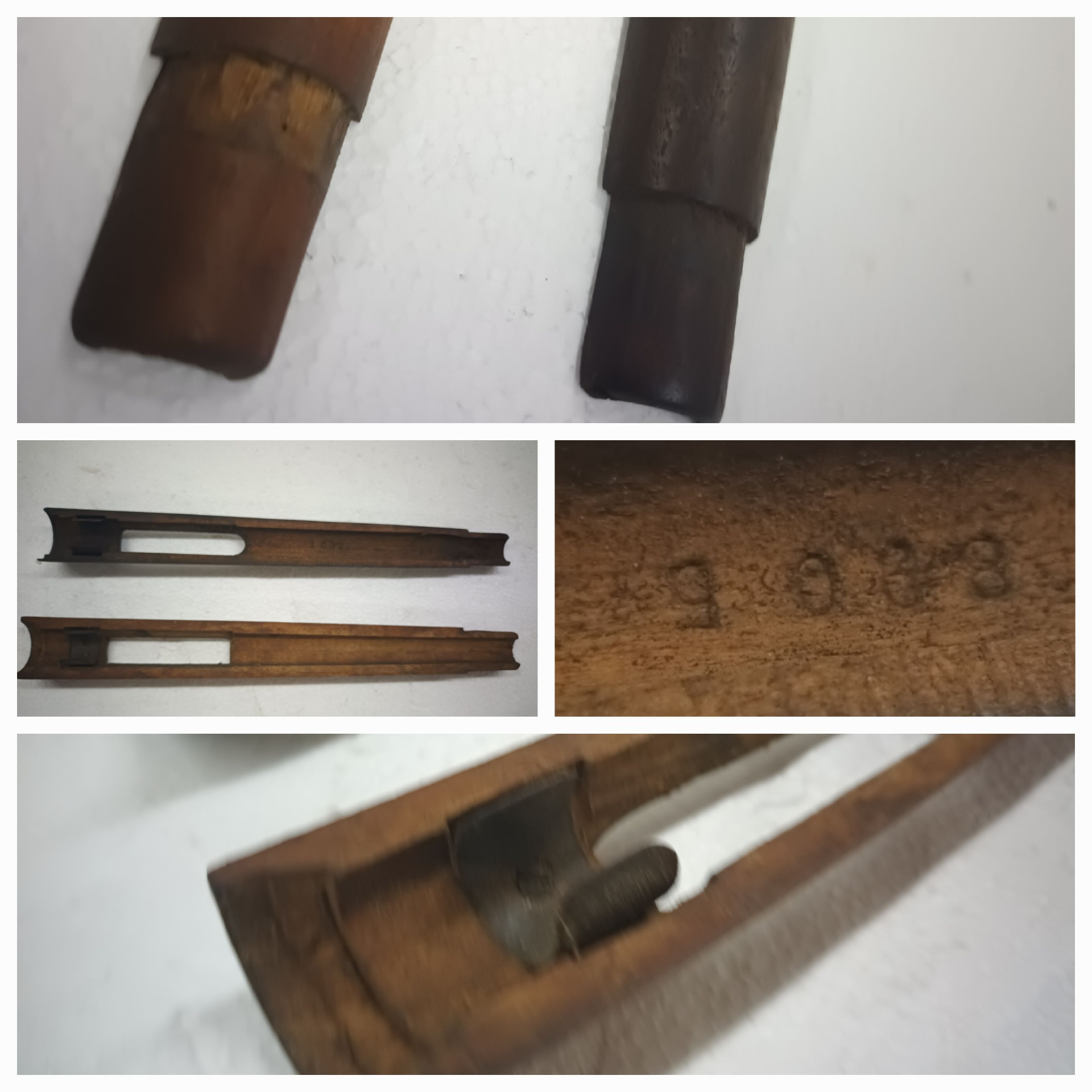 K98 Karabiner __ Freie Schaft Teile __ K 98 __ Vorderschaft nur 2 St. vorhanden – Bild 2