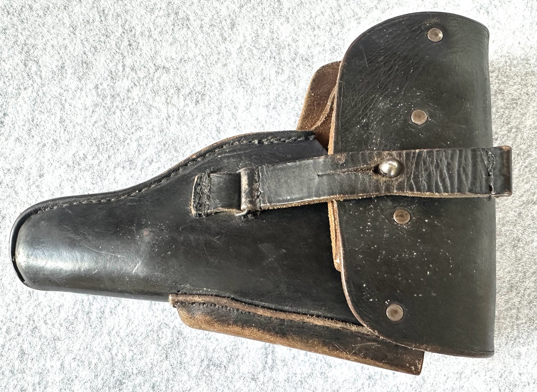 Original Bundeswehr (BW) Holster, für Walter P1, P38 oder Ähnliche, gebraucht, gut. – Bild 4